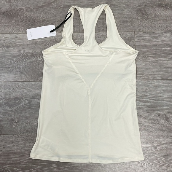 NWT Varley Waldon Racer Back Active Tank Shelf Bra Egret Cream M - Picture 13 of 14